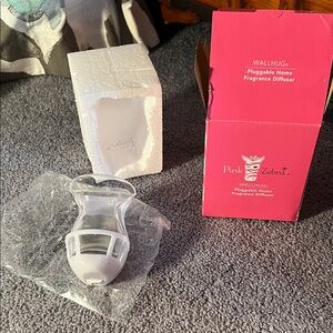 Pink Zebra White Fragrance Diffuser Wallhug